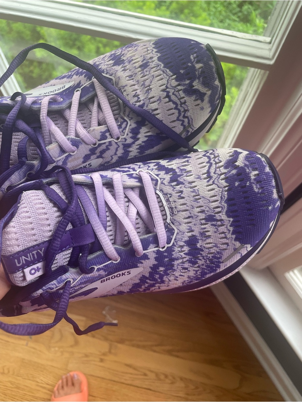Brooks Women's Purple Patterned Running Shoes 8.5 M
